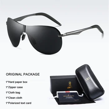 Bruno Dunn AVIAÇÃO Homens Óculos de sol Polarizados UV400 de Alta Qualidade da marca de Design de 2020 óculos de sol masculino oculos de sol masculino