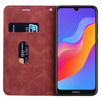 Capa de couro Para o Huawei Honor 8A 8S 8X Tampa Magnética Carteira Saco Telefon Protetor Huawei Y5 Y6 2019 Vista 10 Lite Shell