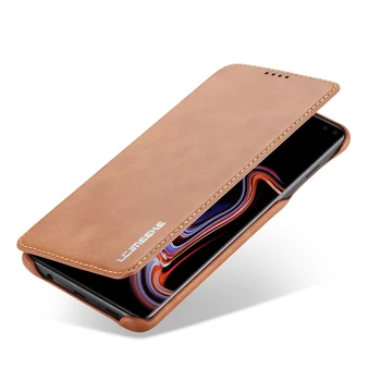 Capa para Samsung S10 5G flip case para o Galaxy S7 S7Edge S8 S9 S10 Plus S10E Magnéticos, flip suporte de cartão de caso