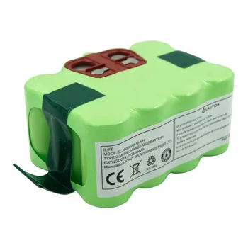 Capacidade alta de 14,4 V 3.5 Ah Ni-MH Aspirador de Substituição de bateria Recarregável para KV8 XR210 XR210A ZECO V700 Zebot Z320