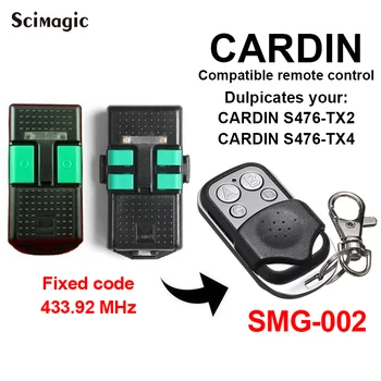 Cardin s449 QZ2 QZ4 controle remoto rolling code de 433mhz / SMG-002 para CARDIN S476-TX2,S476-TX4 do portão da garagem com comando remoto