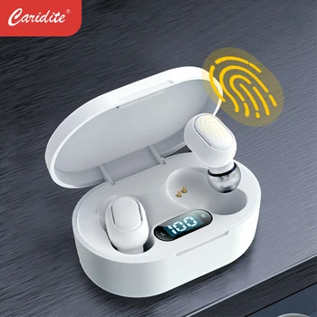 Caridite Popular Original Fone de ouvido sem Fio Bluetooth Fones de ouvido de Jogos de Fone de ouvido Estéreo de Baixo Com LED Indicador LED de Fones de ouvido