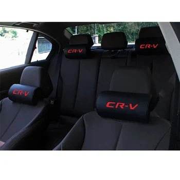 Carro Travesseiro para Honda CR-V CRV pu Couro Auto Carro Encosto de cabeça Pescoço Resto Almofada de Assento de Segurança Almofadas de Apoio Estilo Carro Acessórios