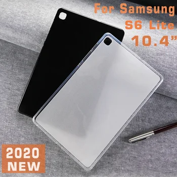 Caso comprimido Para 2020 Samsung S6 Lite de 10,4 polegadas de TPU Macio capa para Galaxy Tab S6 Lite 10.4 2020 SM-P610 P615 Slim matte caso