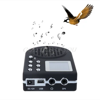 Caça Chamariz de Aves Chamador Leitor de MP3 Portátil Pássaro de Som do Altifalante de Animais Cantando Dispositivo Amplificador Sem o Controle Remoto