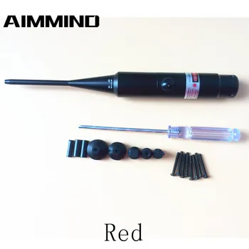 Caça Verde, Vermelho Laser Boresighter Kits Verde Red Dot Furo à Vista No Interruptor para ligar e Desligar .177 para Calibre .50 Riflescope