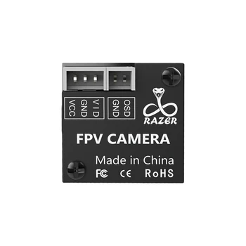 Chegada nova Foxeer Razer Micro 1200TVL FPV Câmara de 1,8 mm M8 Lente 6:9/4:3 PAL/NTSC Comutável CMOS 1/3 4.5-25V para FPV RC Drone