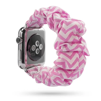 Cinta Para Apple faixa de relógio da apple assista 5 4 3 2 1 44mm 40mm Mulheres Elástica pulseira correia do pulso iwatch da faixa 4 de 42mm de 38mm Acessórios