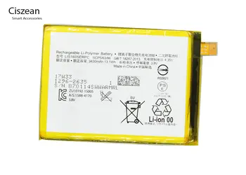 Ciszean 1x LIS1605ERPC 3430mAh / 13.1 Wh Telefone Inteligente Bateria de Substituição Para E6883 Z5P Dupla E6853 Z5 Premium Z 5 Plus Navio Livre