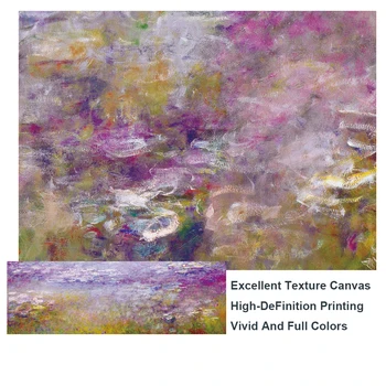 Claude Monet Lírios de Água de Lona de Pinturas Na Parede de Arte Postes E Imprime Impressionista Flores Imagens de Arte Para o Quarto de Cama