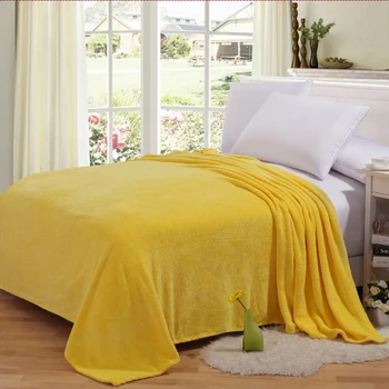 Cobertor de flanela para Tampa de cama em Casa de cama de Sofá jogar Cobertor de Ar condicionado sala de estar Textura de Tecido Macio Engrossar Quente-manter
