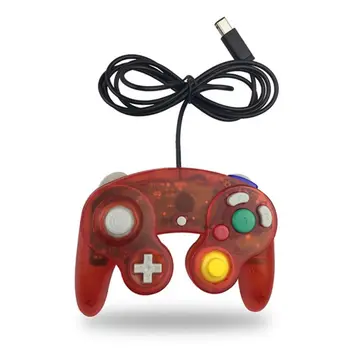 Com fios de Vibração do Joystick Gamepad Controller para Nintendo Wii & GC ponto único jogo de vibração lidar com