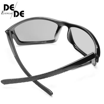 Condução Polarizada Praça Fotossensíveis Óculos de sol dos Homens Camaleão Óculos Homens Driver de Óculos de proteção UV400 Pesca Sunglases B1020