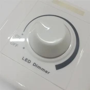 Controle Remoto infravermelho LED do Interruptor Dimmer 220V 110V LED Stepless da Borda Direita Fase Dimmer 86 Tipo Dimmer Para Lâmpadas de LED