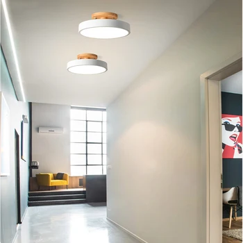 Corredor corredor de LED iluminação do candelabro corredor de entrada, bengaleiro moderno, lâmpada de teto LED bela e simples instalação