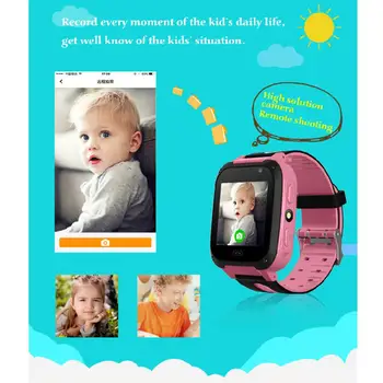Crianças Inteligentes Mostrador do Relógio Chamar o Smartwatch Impermeável Crianças Smart Watch Antil-perdido Tracker Smartwatch GPS Crianças X-mas Presentes d20