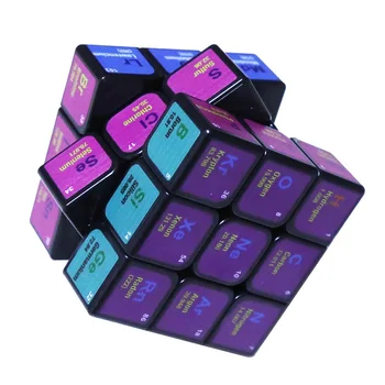 Cubo mágico Magnetique UV Impressão de Química Ferramenta de Aprendizagem de Quebra-cabeça Cubo de Velocidade, Cubos de Brinquedos Educativos Neo Cube Apaziguador do Stress Brinquedos