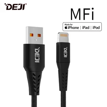 DEJI IFM cabo USB para o iphone 11 xr xs max ipad 2.4 carregador rápido 7 8 X data cabo se carregar USB cabo