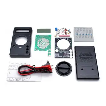 DIY DT830B Multímetros Digitais Kit Eletrônico de Aprendizagem Kit
