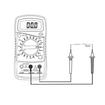 DT850L de Mão Multímetro Digital LCD De 1999 Contagens de AC/DC Amperímetro Testador 449C