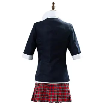 Danganronpa Cosplay Junko Enoshima Cosplay Anime Japonês Traje por Custom-made conjunto completo de uniforme escolar para a festa