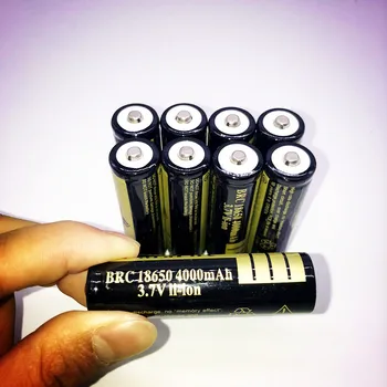 De 2017, Novo 18650 bateria de 3,7 V recarregável 4000mAh bateria do li-íon para a Tocha lanterna Led batery litio bateria+Frete Grátis