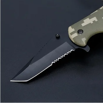 Direto da fábrica tático de alta dureza faca Selvagem de sobrevivência multi-função de faca dobrável de auto-defesa ao ar livre da faca