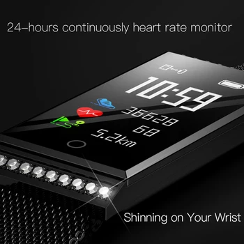 Dispositivos portáteis de fitness bracelete/tracker medição da pressão arterial de banda inteligente gps/ip68 24 horas monitor de frequência cardíaca dinâmica de INTERFACE do usuário