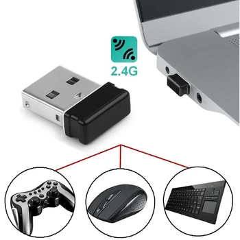 Dongle sem fios Receptor Unifying Adaptador USB Para Mouse, Teclado, Dispositivo de conexão Para MX MK710 MK520 MK330 MK270 MK220 Etc