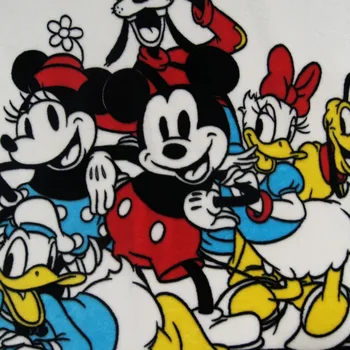 Dos desenhos animados de Disney do Mickey Mouse e Amigos de Meninos Crianças Cobertor de Lã Macia Jogar 100x140cm na Cama, Sofá ou Sofá, Presente de Aniversário
