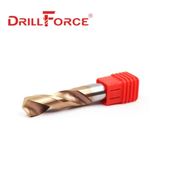 Drillforce 3PCS 2mm-9mmx80mm OAL HRC55 Broca inteiriça de metal duro Conjunto de Bits, canal helicoidal de Torção de Broca Para a Liga Dura Inoxidável Ferramentas
