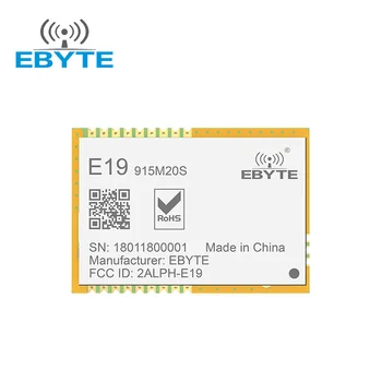 E19-915M20S LoRa 915MHz Transceptor sem Fio Módulo de Espectro (Spread spectrum) 20dBm de Longo Alcance 5km EBYTE Carimbo do Furo da Antena SPI Interface