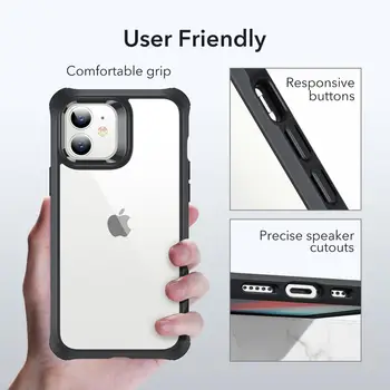 ESR Completo Pacote de Proteção para o iPhone 12 mini Pro Max Aliança Difíceis de Corpo Inteiro de Caso com o 2PCS de Vidro Temperado para o iPhone 12