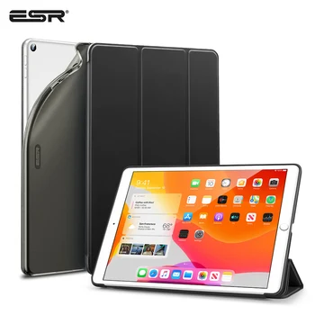 ESR Smart Case para iPad de 7ª Geração 2019 Volta Capa TPU Flexível Magnético Caso de Volta para o iPad de 7 2019 10.2