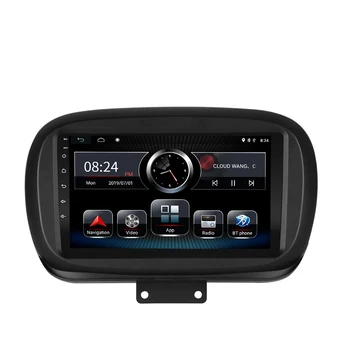 Eastereggs de 9 polegadas 2 din Carro Android Multimídia, leitor de Navegação GPS Para o Fiat 500 X 500 X-2019 Cabeça Aparelho de som do Carro