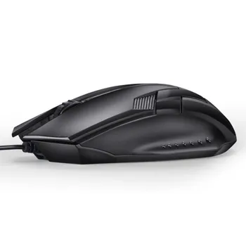 Ergonômico Som/Silêncio Gaming Mouse Ratos 1200 DPI USB com Fio Profissional de informática Jogo Mouse Gamer para a Home Office do PC Portátil