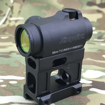 Escopo Montagens e Accessorie ONU Tático Riser de Montagem com logotipo para T1 T2 RMO Red Dot Sight âmbito da Arma AK M16 Âmbito do Riser T2 Monte