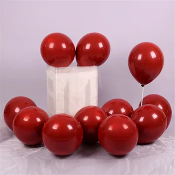 Espessamento de Macaron de látex balão 100pcs Perolado balão de Aniversário, Festa de Casamento Decoração