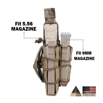FMA Tático M4 Revista de Bolsas de Duplo Mag Pistola, Rifle Molle Revista Bolsa para M4, M16, AK Glock Frete Grátis