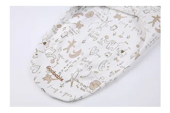 Faixas do recém-nascido saco de dormir de algodão, manta de moldar cobertores semelhante ao Swaddleme produtos do bebê de 9 cores, tamanho S e L