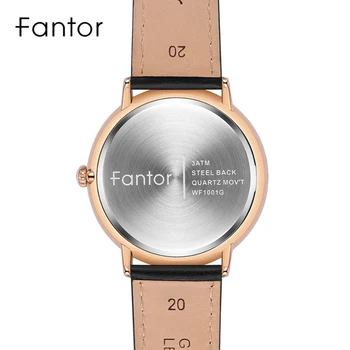 Fantor 2019 Homens Relógios De Marca De Luxo De Negócios Quartzo Da Cinta De Couro Impermeável Vestido Casual Relógio De Pulso Clássico Mens Watch Relógio