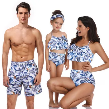 Filha de mãe trajes de banho de Biquini Mamãe e Me Swimwear Moda de Qualidade Biquíni Novo Família de Verão Combinando Roupas moda praia