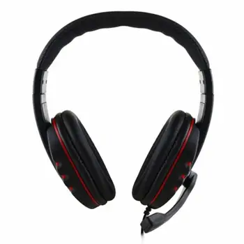 Fones de ouvido de 3,5 mm com Fio Fone de ouvido para Jogos Fones de ouvido de Música Para PS4 Play Station 4 Jogo de PC de bate-Papo computador Com Microfone