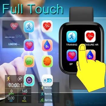Full Touch Relógio Digital Mulheres Desporto Homens Relógios Eletrônicos LED Masculino Senhoras Relógio de Pulso Para Mulheres, Homens Relógio Feminino relógio de Pulso