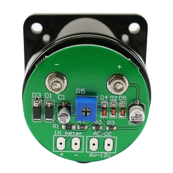 GHXAMP Medidor VU Com Retroiluminação LED Frontal Traseira do Driver da Placa de 45mm tipo de Ponteiro VU Medidor de Nível de conexão Direta Saída do Amplificador de 2PCS