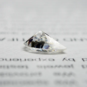 GRA Certificado de Corte Velha Mina de Cor Branca 10X7mm 2 Quilates Moissanite Gota de Água Soltos Forma de Pêra de Diamante Anel de Pedra