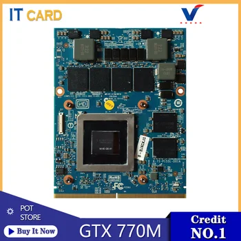 GTX770M GTX 770M 3 gb de memória GDDR5 N14E-GS-A1 Placa de Vídeo Com X-Suporte Para Clevo P151SM1 P170SM P150SM Portátil de Teste de Bem