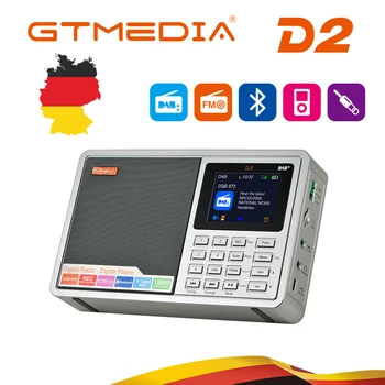GTmedia D2 Mini DAB Digital, Receptor de Rádio FM Bluetooth Estéreo do Receptor com o Colorido LCD/som de Alta qualidade para interior e exterior