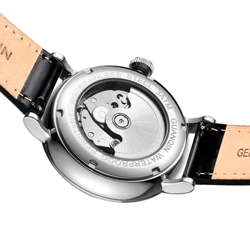 GUANQIN 2019 relógio relógio Mecânico dos homens Automático Esqueleto Turbilhão impermeável de melhor marca de luxo dropshipping relógio masculino