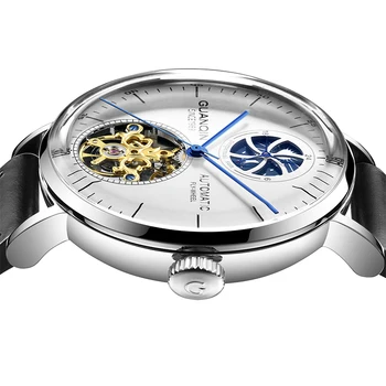 GUANQIN 2019 relógio relógio Mecânico dos homens Automático Esqueleto Turbilhão impermeável de melhor marca de luxo dropshipping relógio masculino